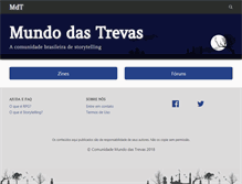 Tablet Screenshot of mundodastrevas.com